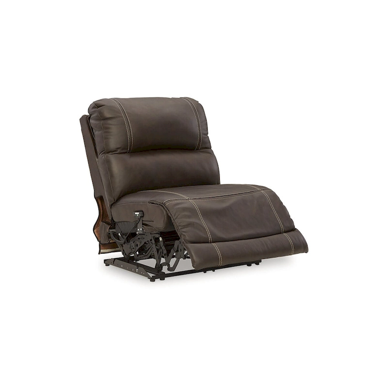 Signature Design by Ashley Dunleith Brown 5-Piece Power Reclining Sectional - 123W x 123D x 43H