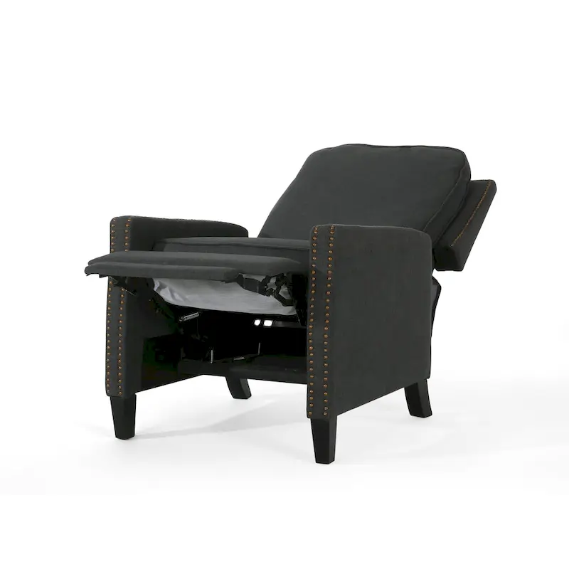 Cecelia Traditional Fabric Pushback Recliner by Christopher Knight Home