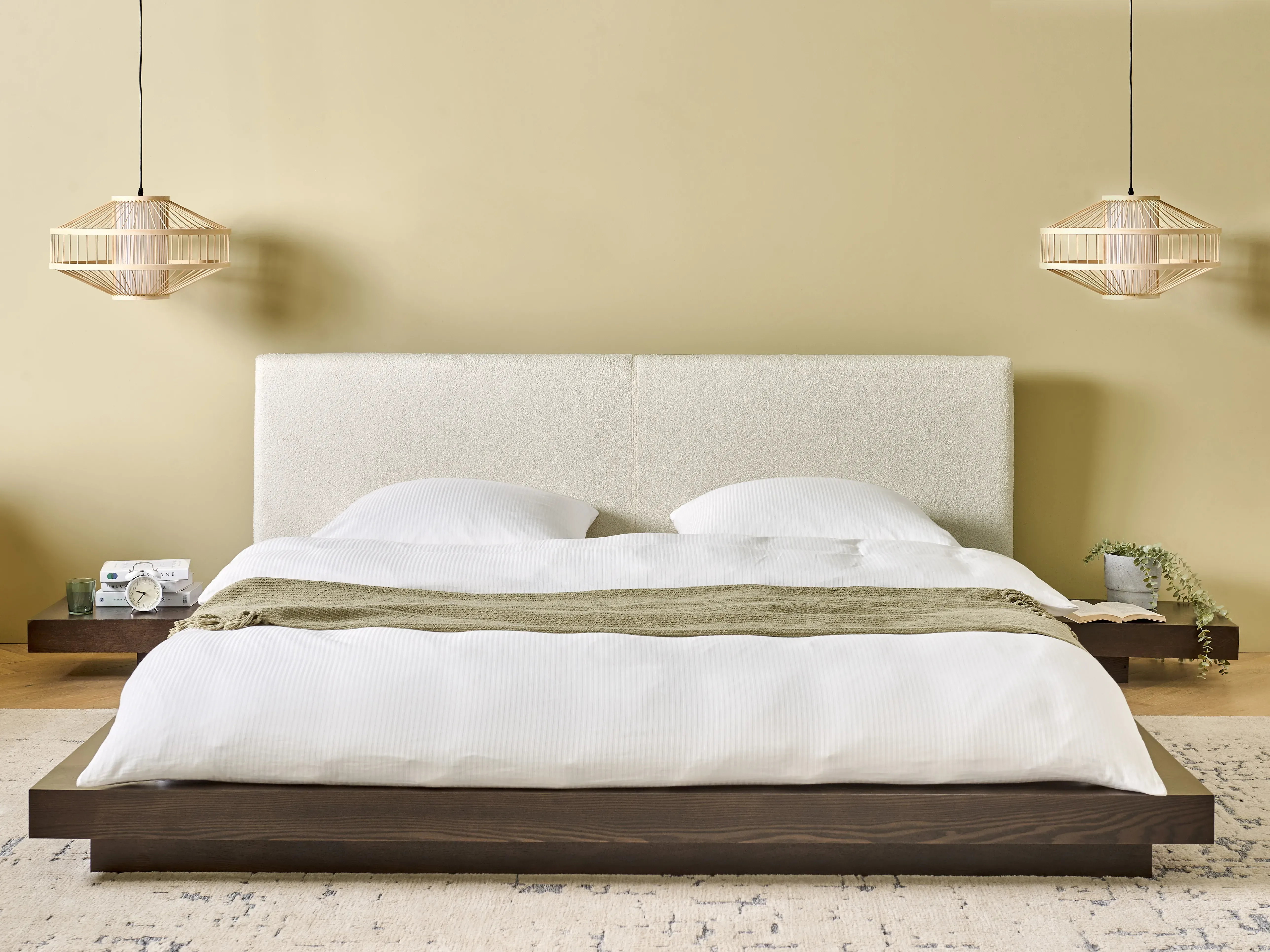 Letto  180 x 200 cm Frasino scuro