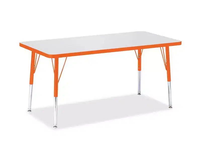 Kids Rectangle Activity Table - Adjustable Height