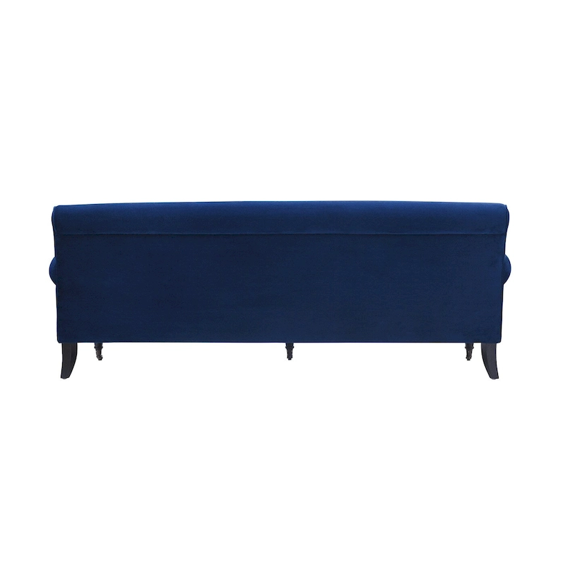 Alana Lawson 88 Inch Living Room Sofa  Three Cushion Couch with Rolled Arms and Tight Back  Minimal Assembly Required