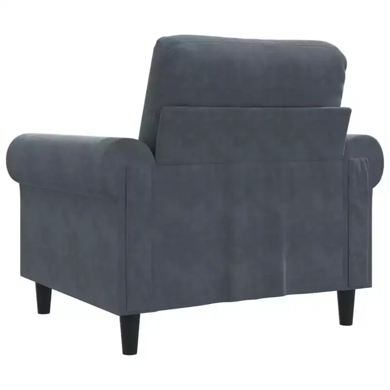 Sofa Chair Accent Upholstered Club Armchair for Living Room Velvet