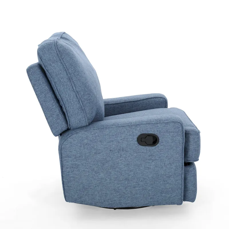 Crockett Traditional Glider Recliner with Swivel by Christopher Knight Home