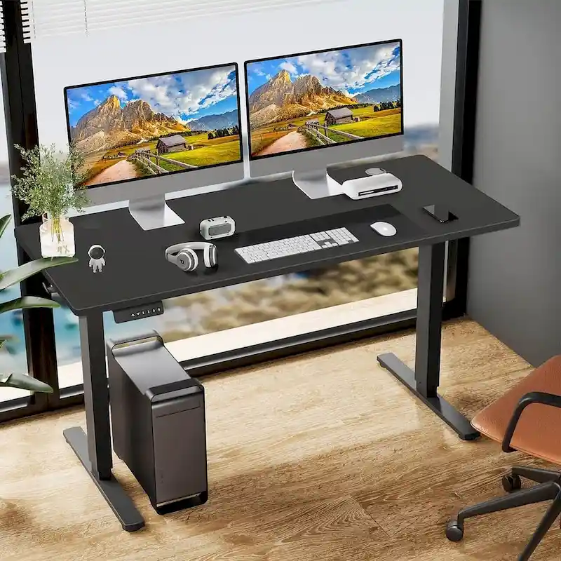 Height Adjustable Electric Standing Ergonomic Computer Desk