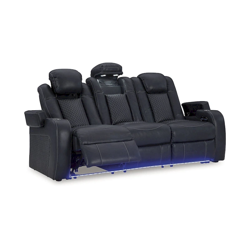 Signature Design by Ashley Fyne-Dyme Power Reclining Sofa - 85 W x 43 D x 43 H