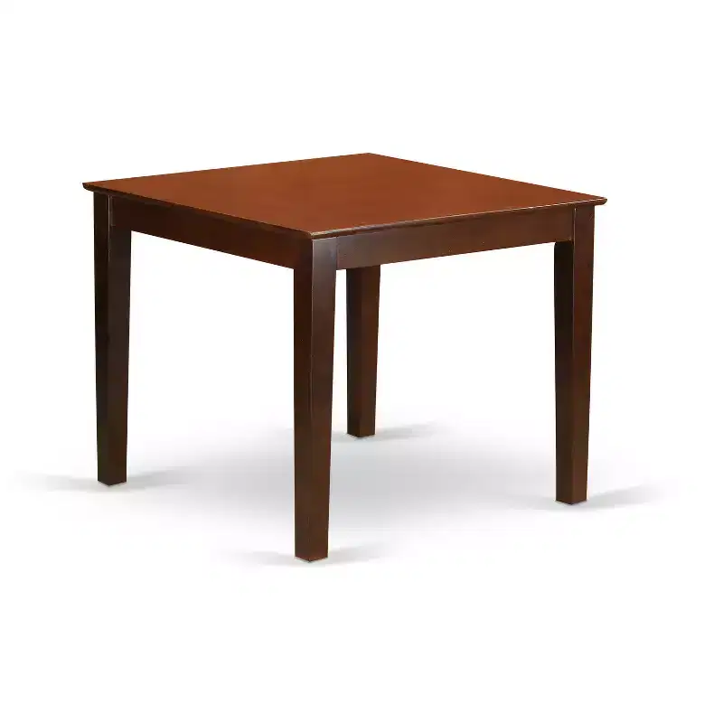Kitchen Dining Set - Square Table & 2 Chairs - Old World Style - 36 Inch