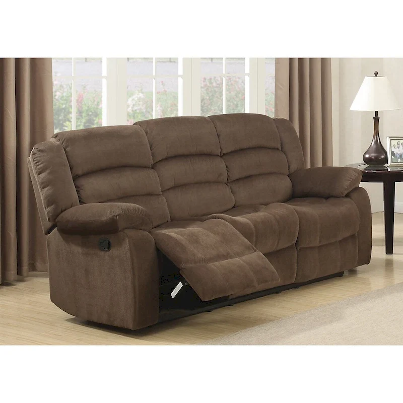 Bill 2-piece Contemporary Brown Reclining Living Room Set