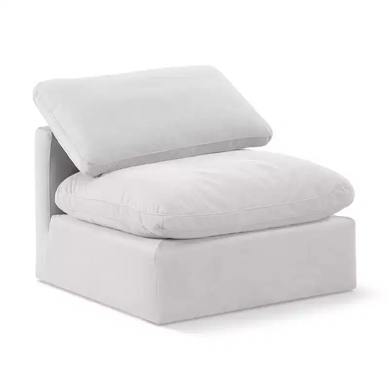 Indulge Velvet Armless Chair
