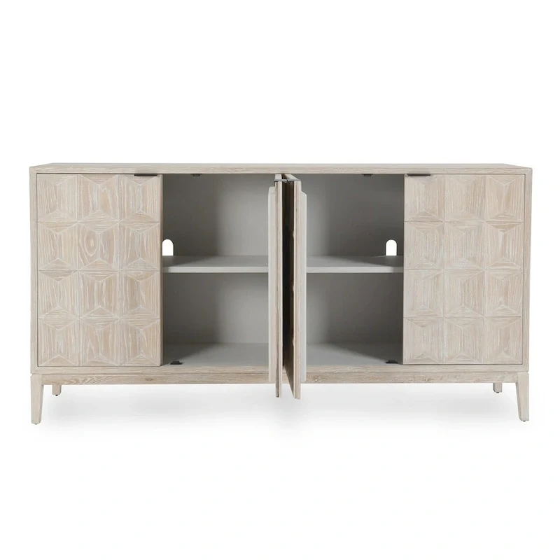 Classic Home Mira 78 Oak Wood Buffet