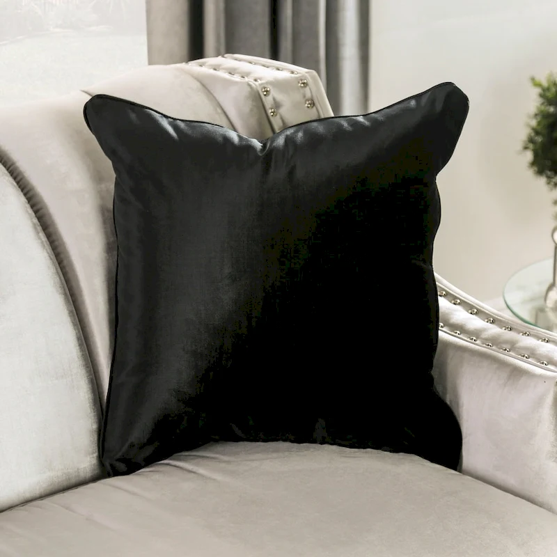 Vynn Transitional Chenille Upholstered Nailhead Trim Sofa by Furniture of America