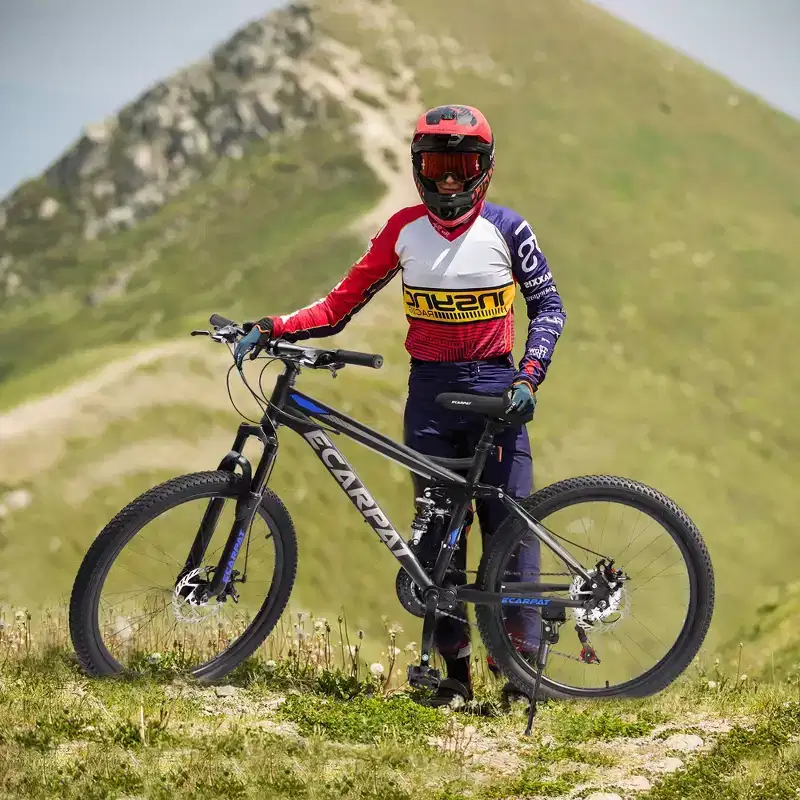NAYSAYE Bicycle 27.5 Inch Full Suspension Mountain Bike 21 Speed with Dual Shock Absorbers for Men and Women, Black, 68.1*27*39.7