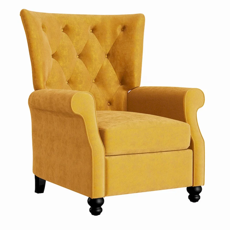 Copper Grove Plush Pushback Recliner Chairs (Set of 2)