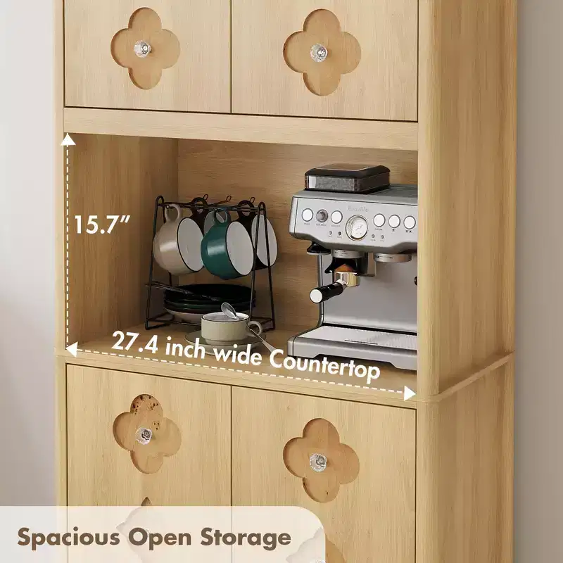 Kitchen Pantry Cabinet, 72