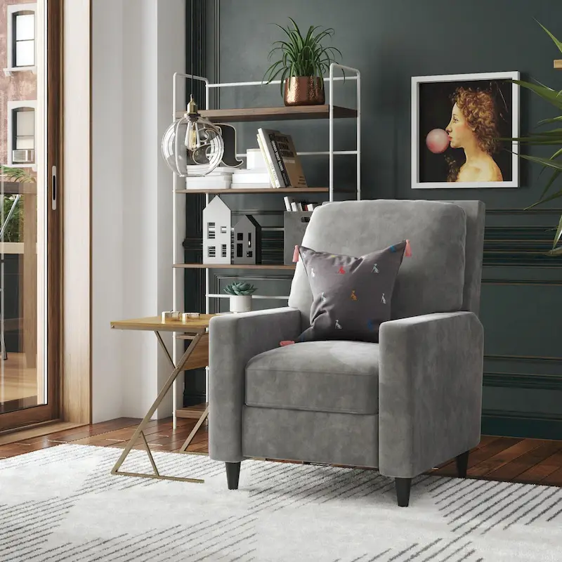 The Novogratz Lana Pushback Recliner
