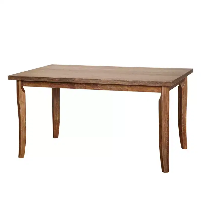 Rectangular Dining Table Driftwood Brown