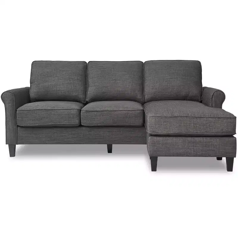 Harmon Roll Arm Sectional Sofa - Serta
