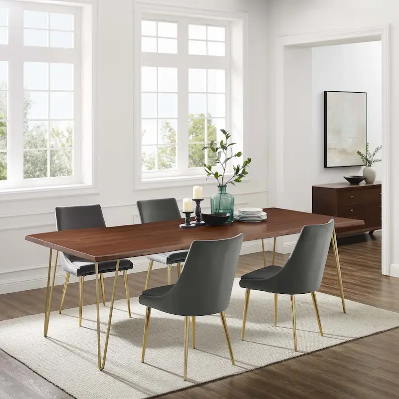 Ardor 96 Live Edge Acacia Wood Dining Table