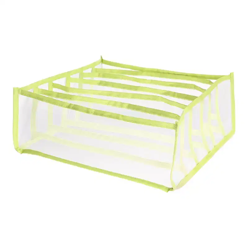 6-Grid Clothes Organizer Storage Box for Underwear, Socks and Folded Garments