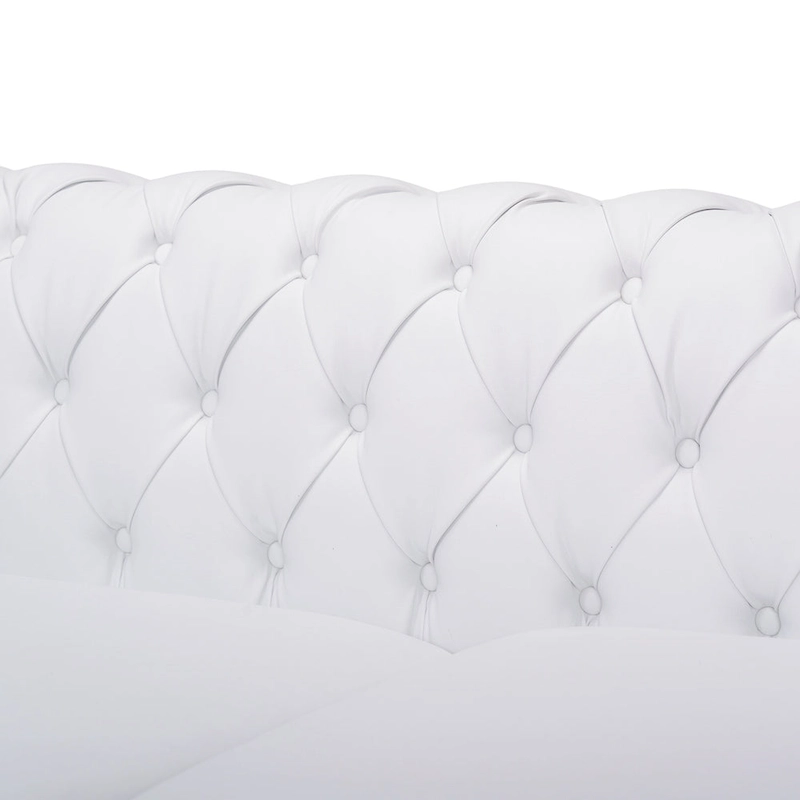 Chesterfield 3-seater Sofa with Button Tufting and Nailheads