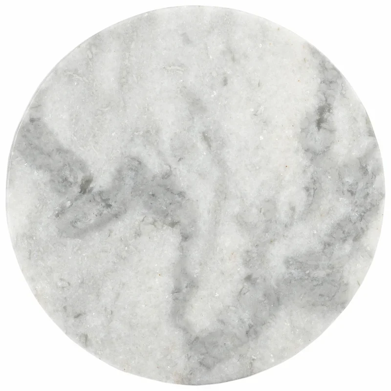 SAFAVIEH Couture Devlin Marble Drink Table - 12Wx12Dx20H