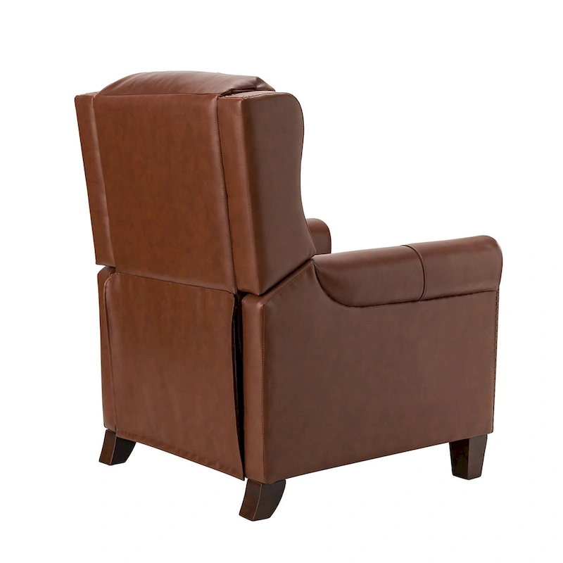Felisa 32.48 Wide Genuine Leather Manual Recline Set of 2