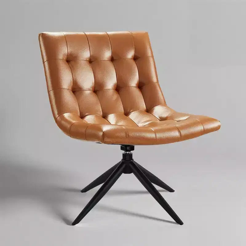 Art Leon Armless Swivel Home Office Chair