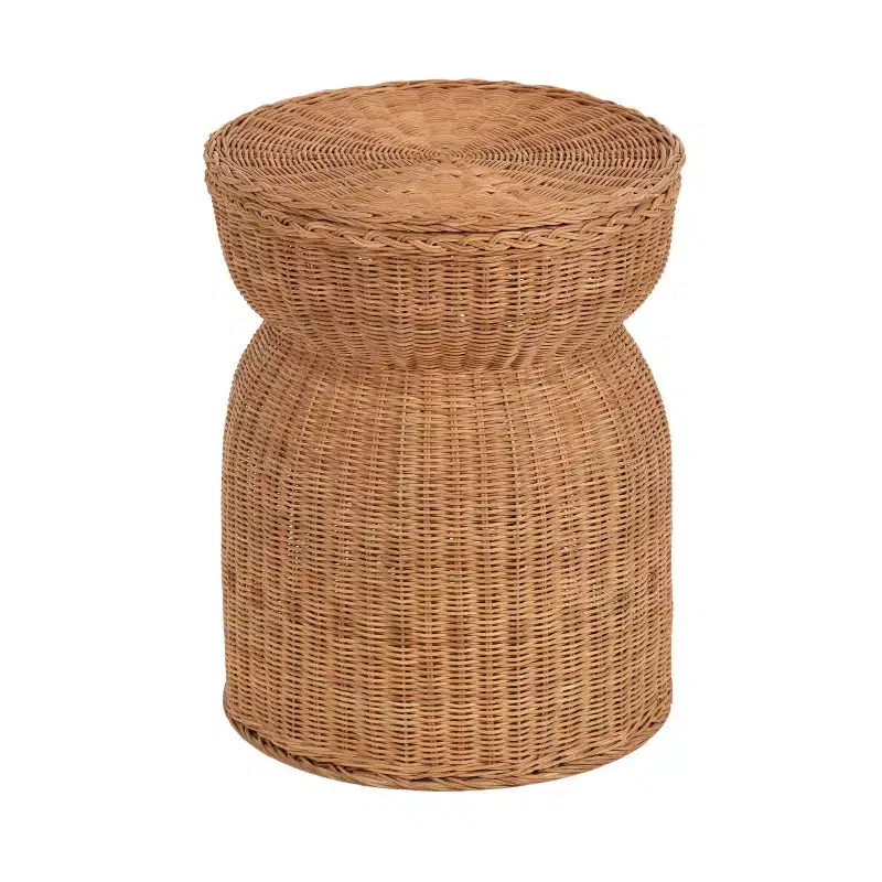 Kate and Laurel Thatch Rattan Side Table