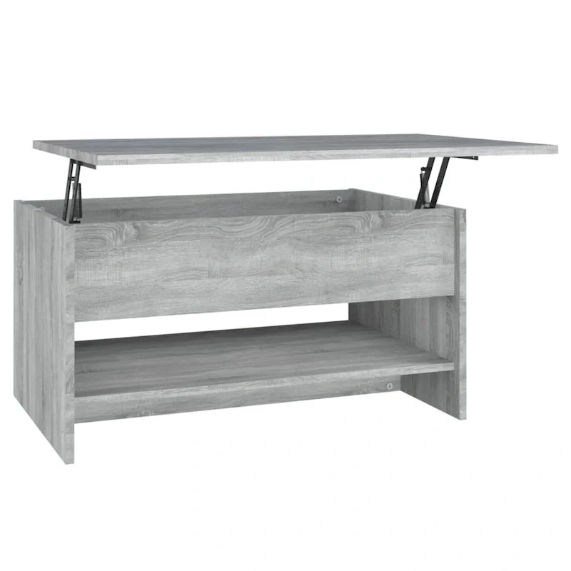 vidaXL Coffee Table Lift Top End Table Accent Side Sofa Table Engineered Wood - 31.5 x 19.7 x 16.7