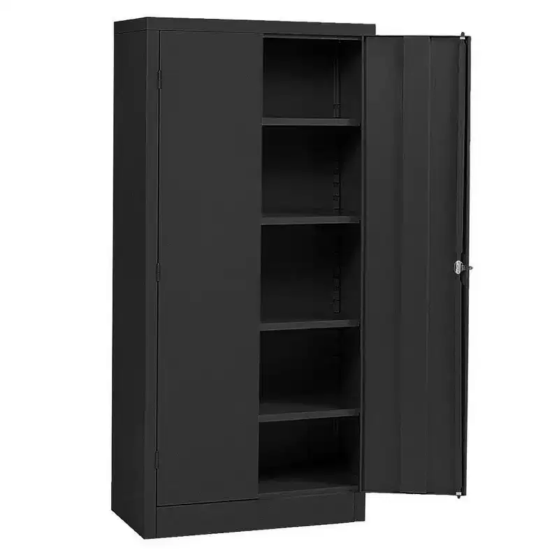 Edsal 36"Wx18"Dx72"H Steel Freestanding Cabinet Black