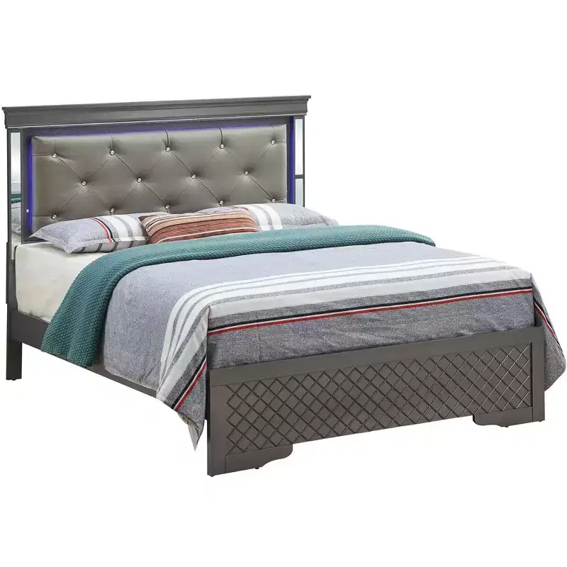 Passion Furniture Verona and Full Panel Beds