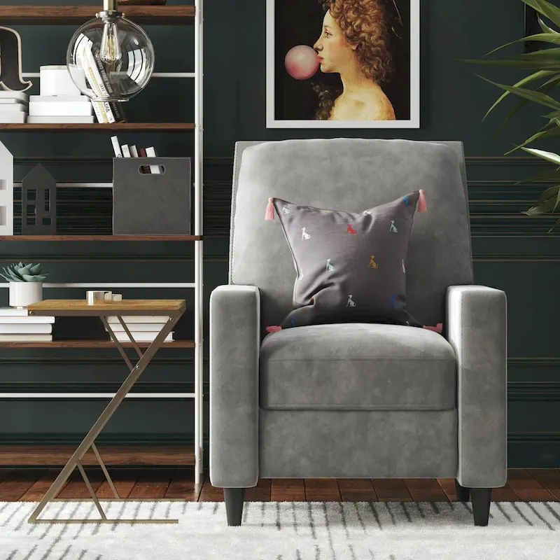 The Novogratz Lana Pushback Recliner
