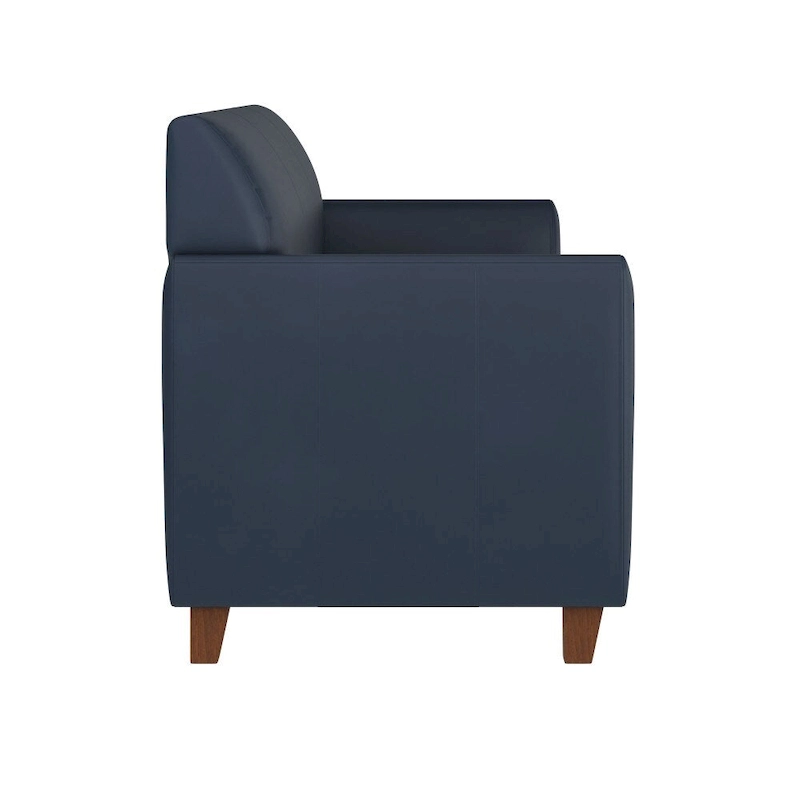 LeatherSoft Sofa with Clean Line Stitched Frame - 70W x 29D x 32.25H