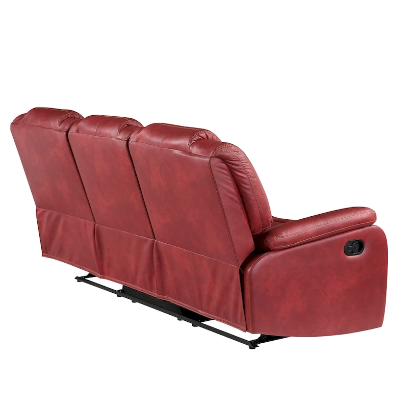 Steve Silver Kameryn Faux Leather Manual Reclining Sofa