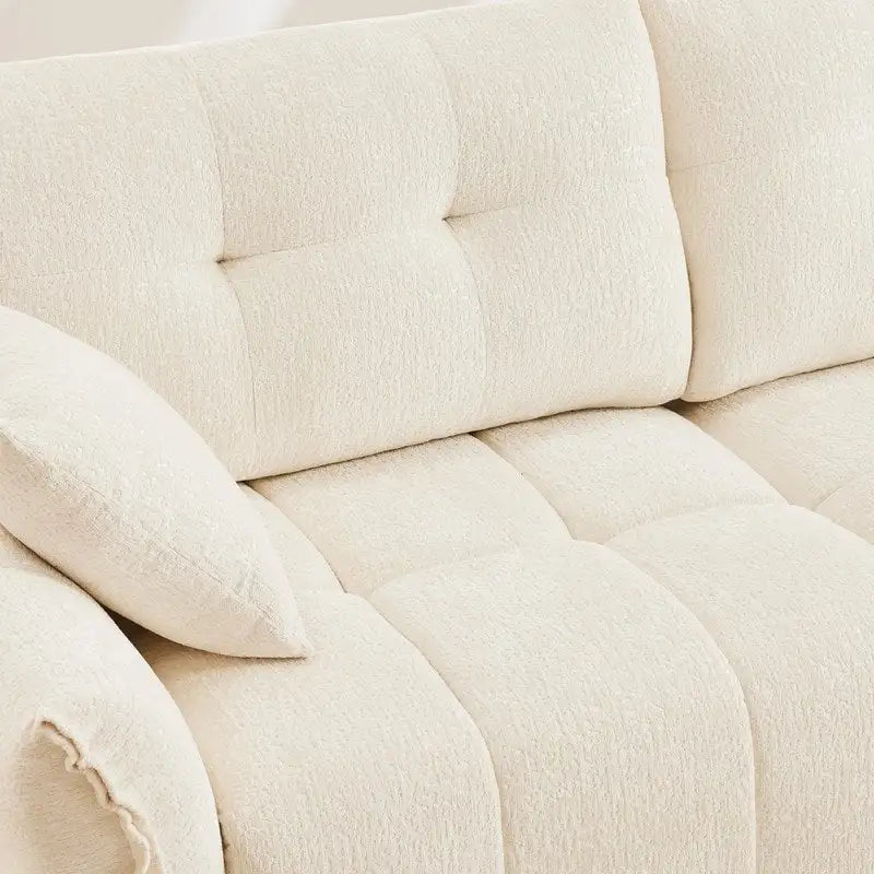 78.7 Chenille Two Seater Upholstered Sofa