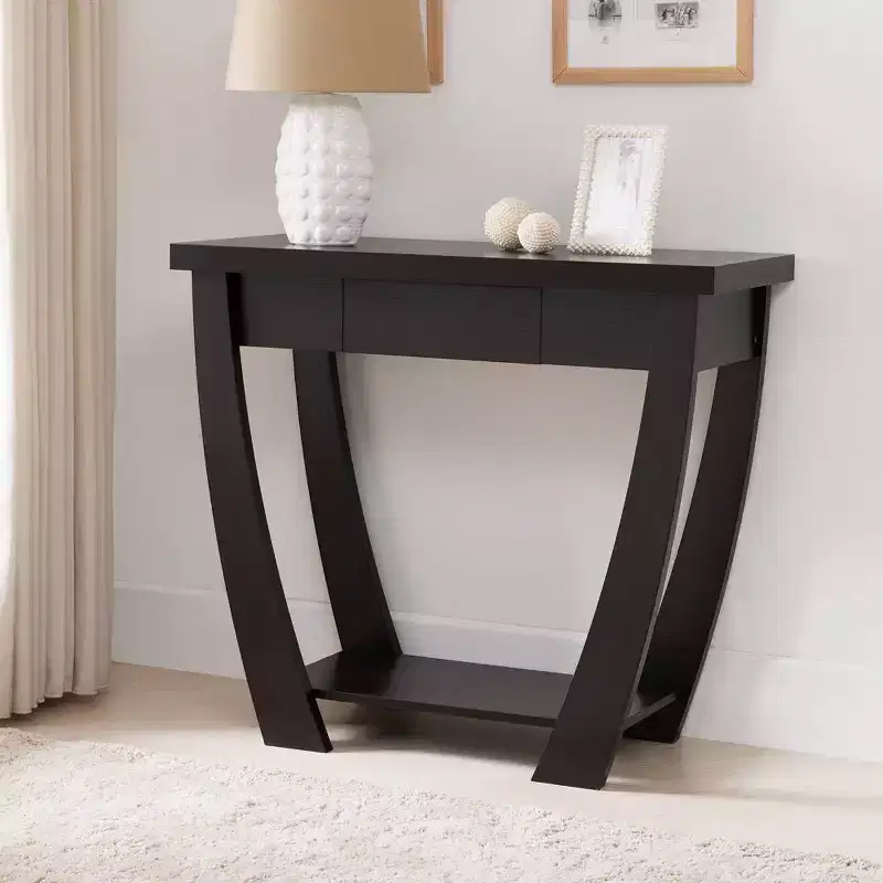 1-Drawer Console Table with Storage for Entryway and Living Room