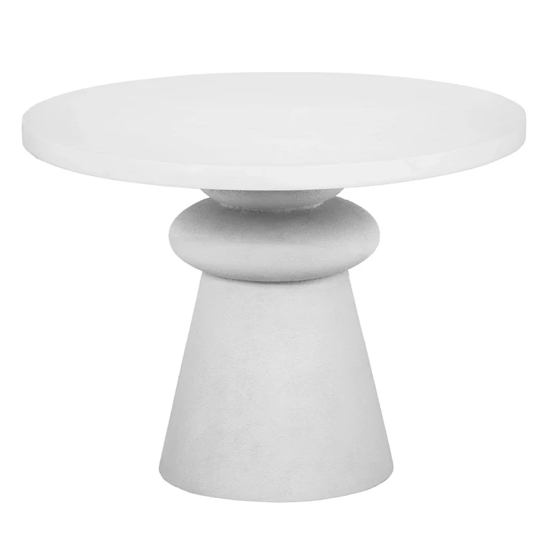 Lupita White 42 Round Dinette Table