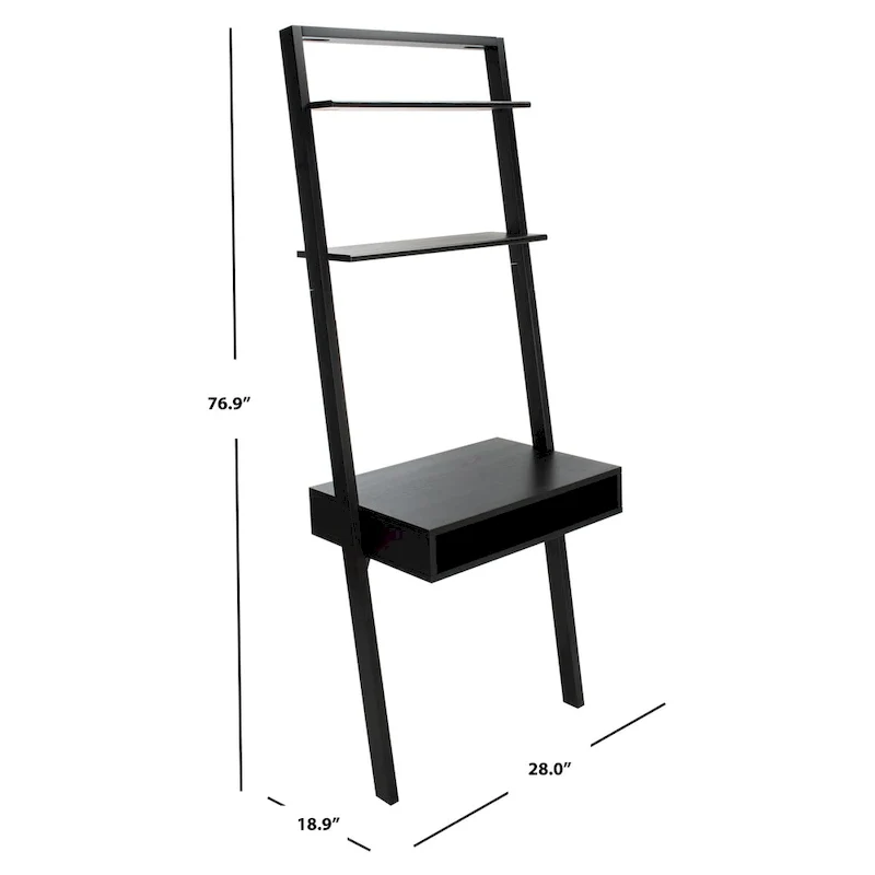 2-Shelf Leaning Desk
