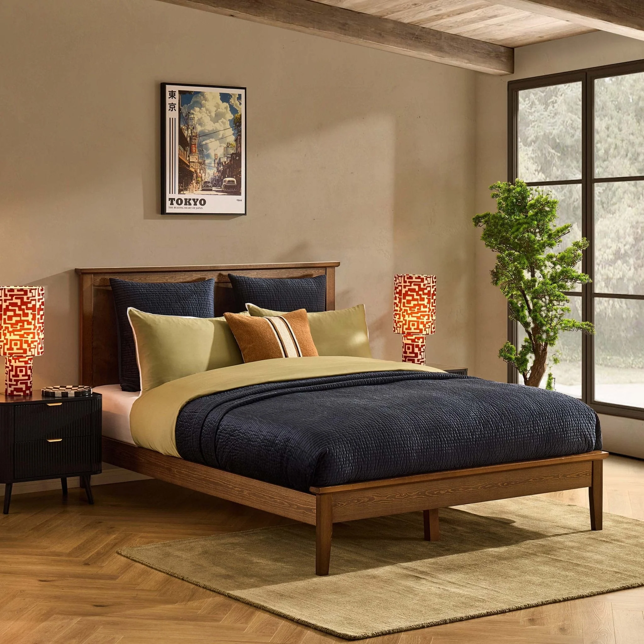 Bed - Walnut