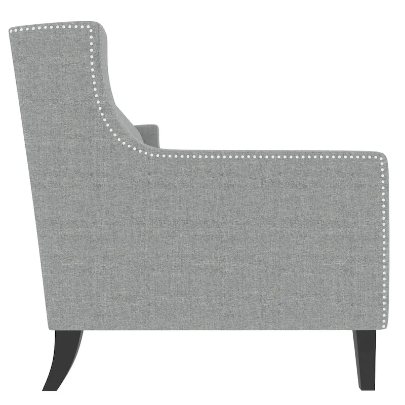 78.75 Polyester 3-Seater Sofa with Tufted Back and Cushions