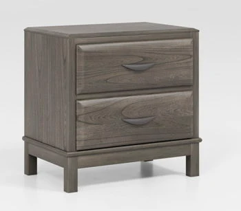 Two Nightstand S d Gray product Features Made with select solid wood components, veneers and MDF