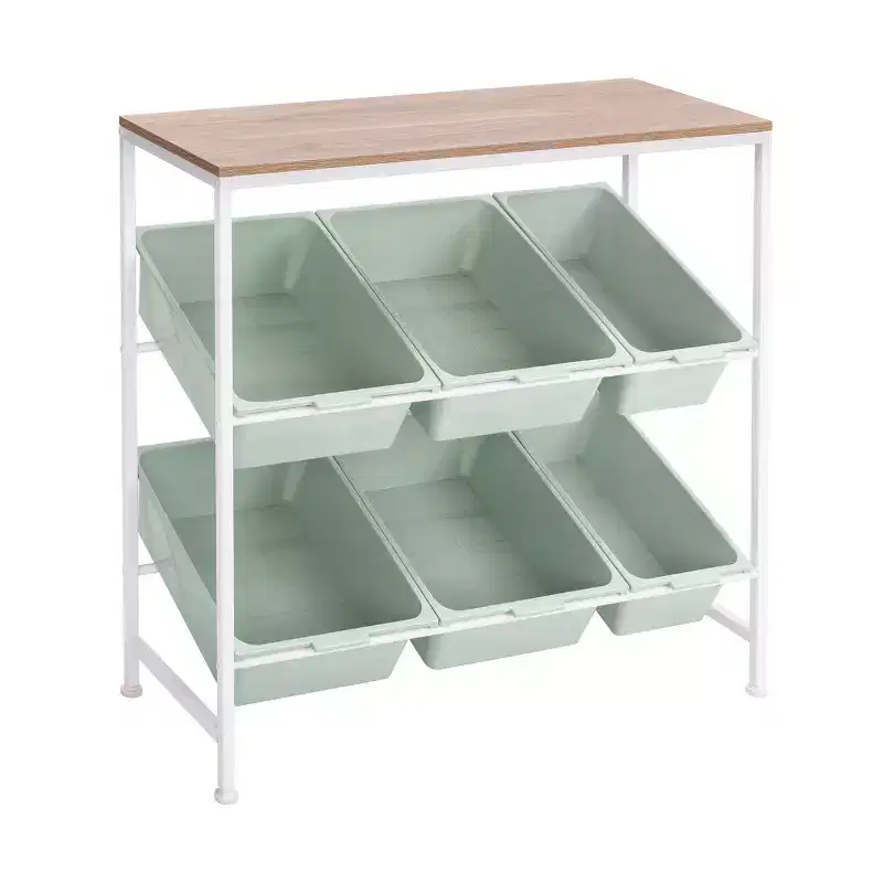 6-Bin Organizer Cart, 32.5