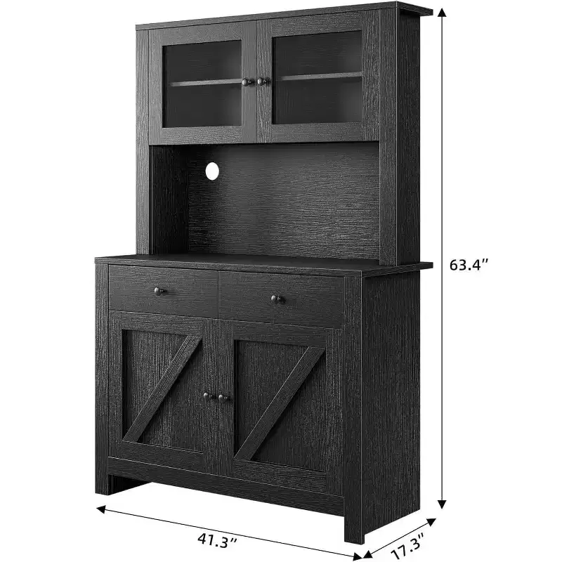 GustoWave Kitchen Pantry Storage Cabinet with Shelves