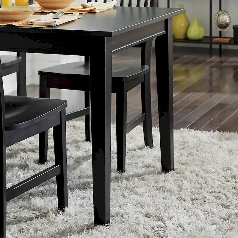 Arts and Crafts Rectangular Dining Table (with extending leaf) by Home Styles