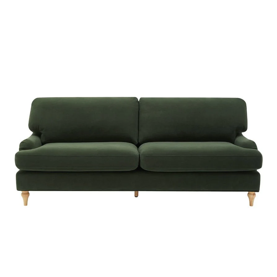 3 Seater Sofa - Dark Olive Green
