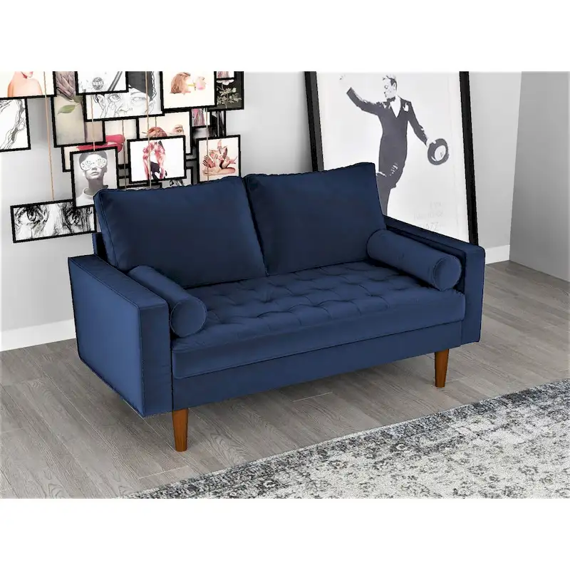 US Pride Lopez Mid-century Loveseat