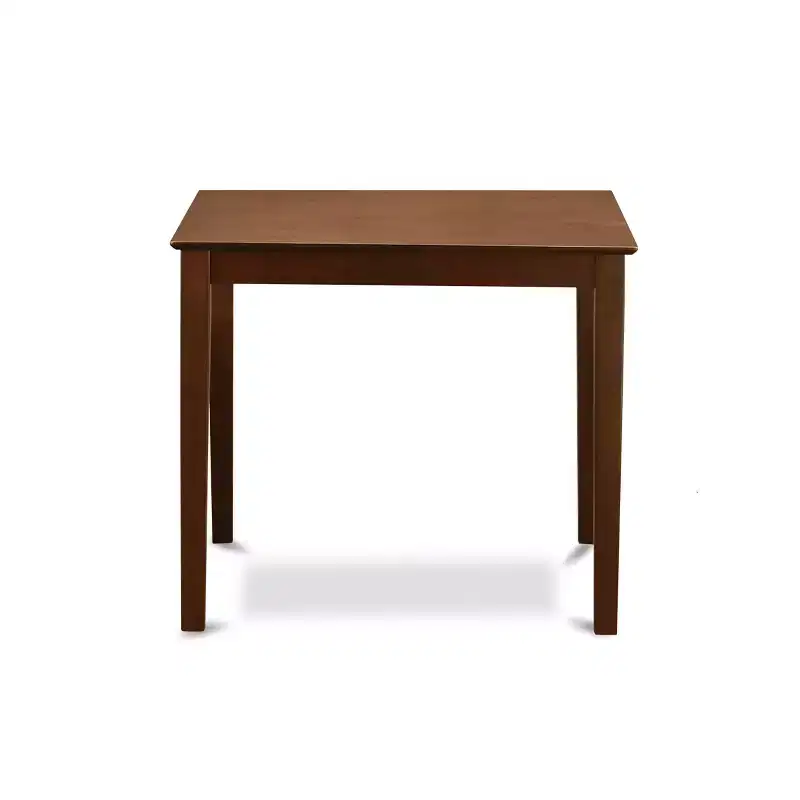 HomeStock Vernon 3 Piece Counter Height Dining Set Mahogany Square