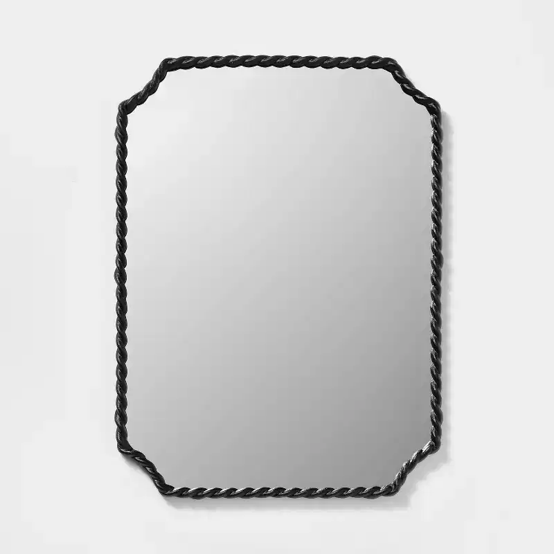 18"x24" Wrought Iron Mirror - Threshold™ designed with Studio McGee