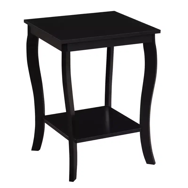 Square Wood Table Top End Table, 1-Piece
