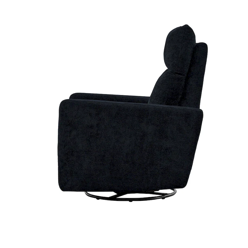 Olmas 33.5W Power Swivel Glider Recliner with USB Charger Set Of 2