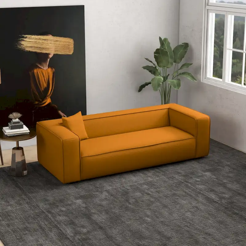 Belinda Mid Century Modern Furniture Style French Boucle Living Room Sofa